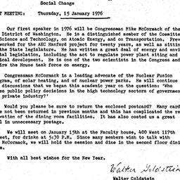 Announcements, 1975-12-22. ...