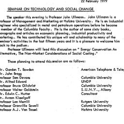 Minutes, 1979-02-22. Techno...