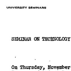 Announcements, 1963-11-14. ...