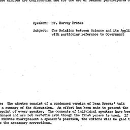 Minutes, 1964-01-09. Techno...