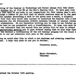 Announcements, 1968-09-16. ...