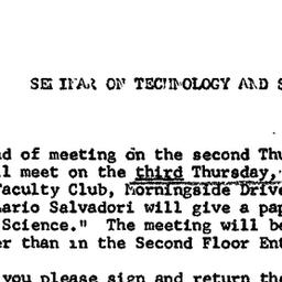 Announcements, 1966-03-17. ...