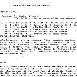 Minutes, 1981-11-18. Techno...