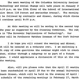 Announcements, 1982-01-04. ...