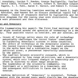 Minutes, 1981-04-27. Techno...