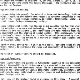 Minutes, 1981-03-02. Techno...