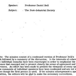 Minutes, 1963-02-14. Techno...