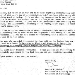 Speaker's paper, 1970-0...