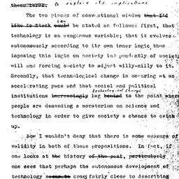 Speaker's paper, 1970-0...