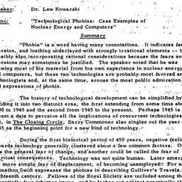 Minutes, 1973-05-10. Techno...