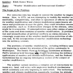 Minutes, 1973-01-11. Techno...