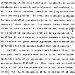Speaker's paper, 1972-1...