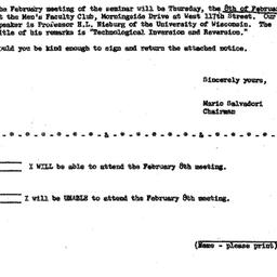 Announcements, 1968-02-08. ...