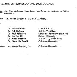 Minutes, 1978-02-09. Techno...