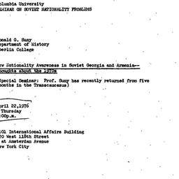 Minutes, 1976-04-22. Soviet...