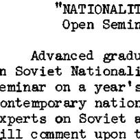Announcements, 1973-05-05. ...
