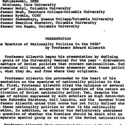 Minutes, 1985-09-10. Soviet...