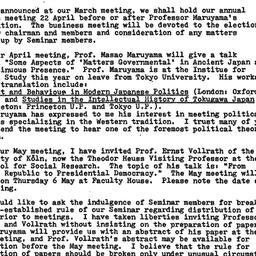 Announcements, 1976-04-14. ...