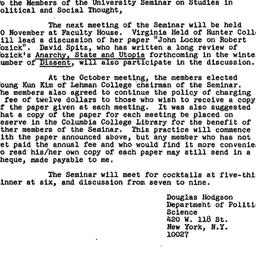Announcements, 1975-10-31. ...