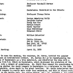Minutes, 1979-02-15. Studie...