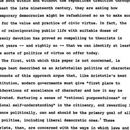 Speaker's paper, 1991-0...