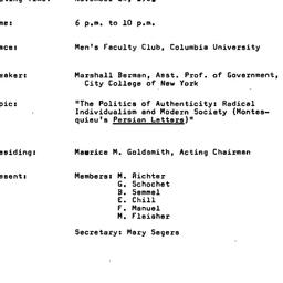 Minutes, 1968-11-14. Studie...