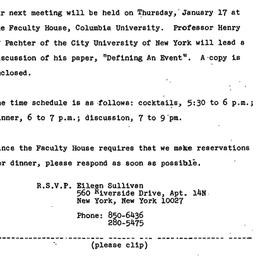 Announcements, 1974-01-10. ...