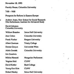 Minutes, 1993-11-18. Studie...