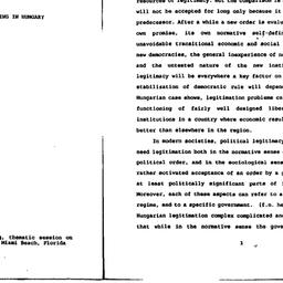 Speaker's paper, 1993-1...