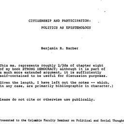 Speaker's paper, 1982-0...