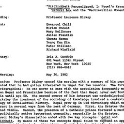 Minutes, 1982-04-15. Studie...