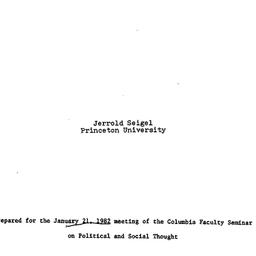 Speaker's paper, 1982-0...