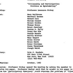Minutes, 1982-05-20. Studie...