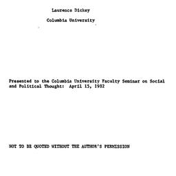 Speaker's paper, 1982-0...