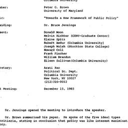Minutes, 1983-11-17. Studie...