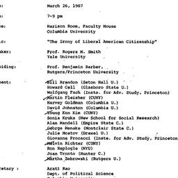 Minutes, 1987-02-26. Studie...