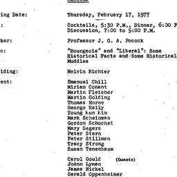 Minutes, 1977-02-17. Studie...