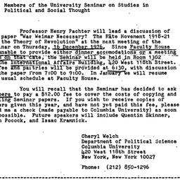 Announcements, 1976-11-28. ...