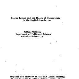 Speaker's paper, 1976-1...