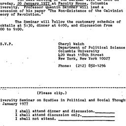 Announcements, 1976-12-17. ...