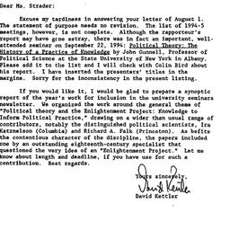 Correspondence, 1994-09-14....