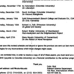 Announcements, 1994-09-25. ...