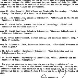 Correspondence, 1995-08-07....