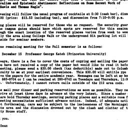 Announcements, 1988-10-26. ...