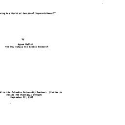 Speaker's paper, 1988-0...