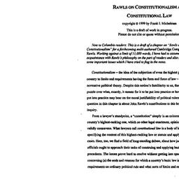 Speaker's paper, 1999-1...