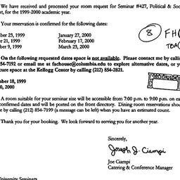 Correspondence, 2000-06-28....