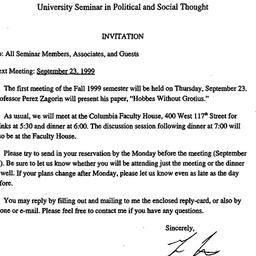 Announcements, 2000-08-03. ...