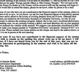 Announcements, 1997-11-17. ...