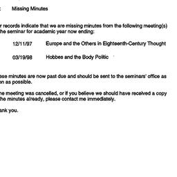 Correspondence, 1998-07-09....